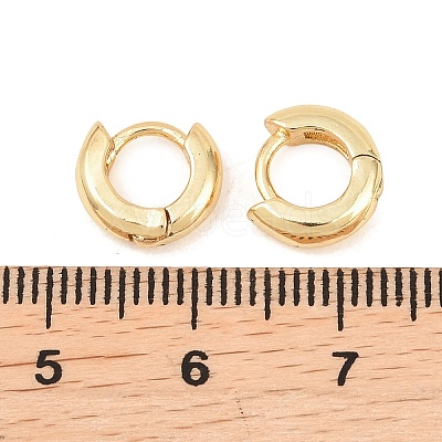Brass Hoop Earrings EJEW-A156-14A-G-1