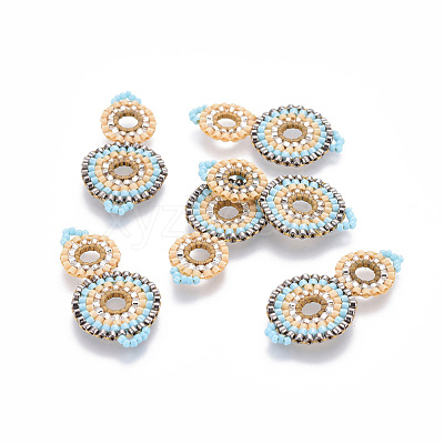 MIYUKI & TOHO Handmade Japanese Seed Beads Links SEED-A027-G12-1
