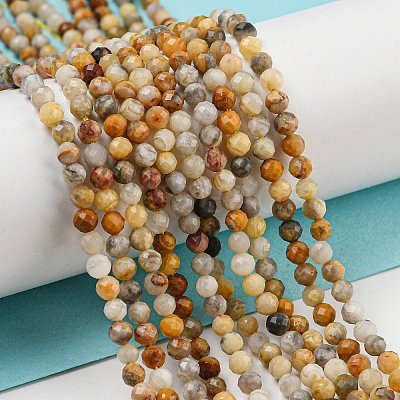 Natural Crazy Lace Agate Beads Strands G-K020-3mm-29-1
