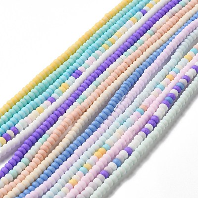 Handmade Frosted Porcelain Beads PORC-E017-01-1