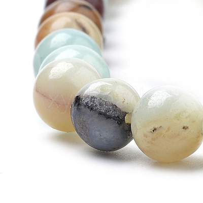 Natural Flower Amazonite Beads Strands X-G-S259-13-4mm-1