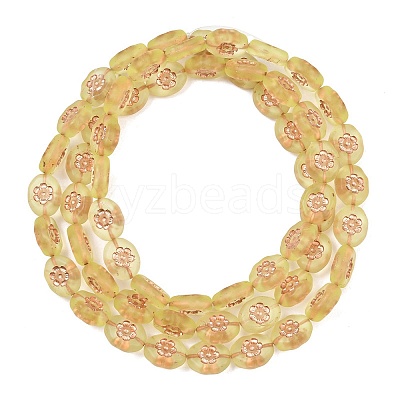 Czech Pressed Glass Beads GLAA-I061-45-1