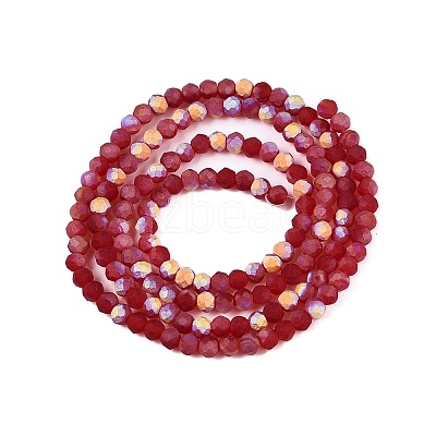 Transparent Glass Beads Strands EGLA-A044-T2mm-MB01-1