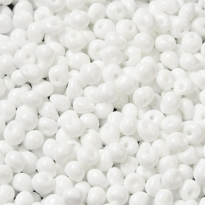 6/0 Opaque Baking Paint Glass Seed Beads X1-SEED-M012-02A-37-1