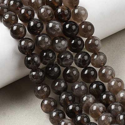 Natural Smoky Quartz Beads Strands G-B167-A09-12mm-1
