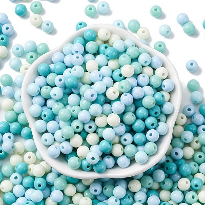 Opaque Acrylic Beads SACR-Q004-01C-1