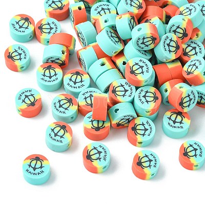 Handmade Polymer Clay Beads CLAY-CJC0001-02-1