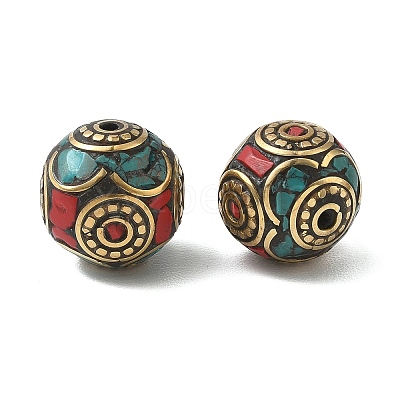 Handmade Tibetan Style Beads KK-Z157-02AG-02-1