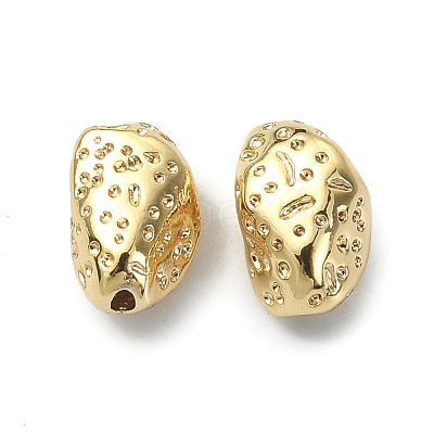Rack Plating Brass Spacer Beads KK-B072-39G-1