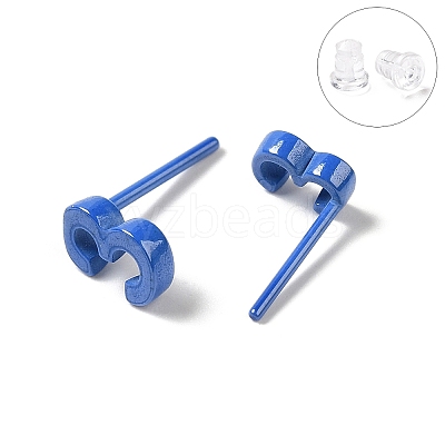 Hypoallergenic Bioceramics Zirconia Ceramic Stud Earrings EJEW-C065-03D-1