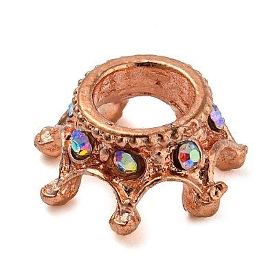 Zinc Alloy European Beads PALLOY-K013-01RG-1