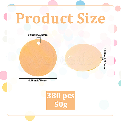 PVC Sequin Pendants KY-WH0083-009B-1