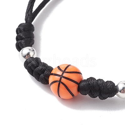 Adjustable Nylon Thread Braided Bead Bracelets BJEW-JB10079-01-1
