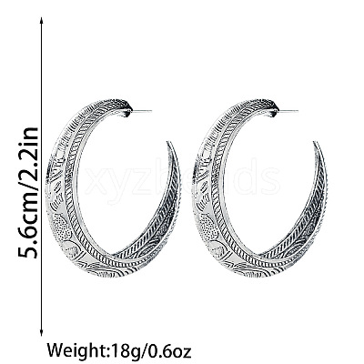 Iron Stud Earrings for Women WG0105C-01-1