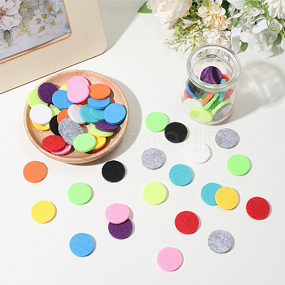 96Pcs 12 Colors  Fibre Perfume Pads DIY-SP0004-47A-02-1