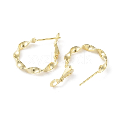 925 Sterling Silver Leverback Earrings EJEW-K258-20G-1