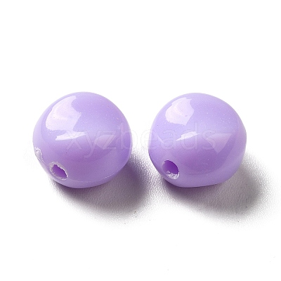 Opaque Acrylic Beads OACR-L013-003E-1