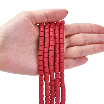 Polymer Clay Bead Strands CLAY-T001-C27-1