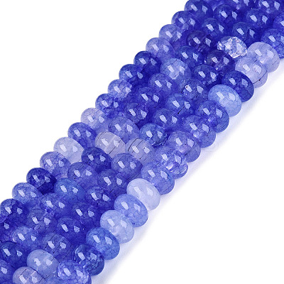 Glass Beads Strands GLAA-N059-5x8mm-08-1