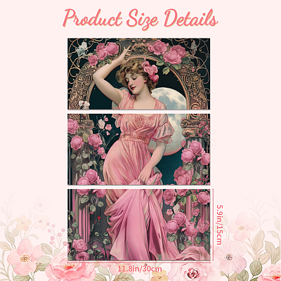 3 Sheets 3 Styles PVC Waterproof Decorative Stickers DIY-WH0404-096-1