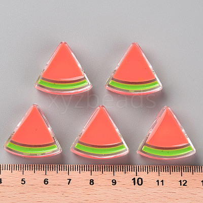 Transparent Enamel Acrylic Beads TACR-S155-001A-1