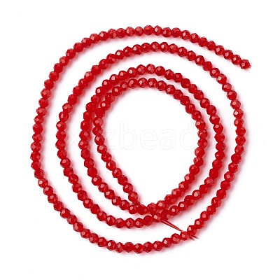 Transparent Glass Beads Strands GLAA-C019-01A-16-1