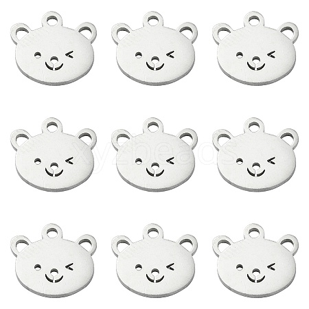 304 Stainless Steel Charms STAS-CJC0008-10P-03-1