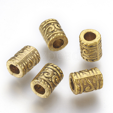 Tibetan Style Alloy Beads X-GLF0834Y-NF-1