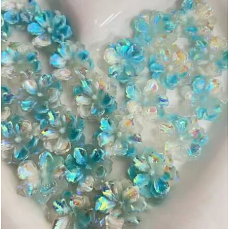 Luminous Resin Cabochons RESI-E033-02C-1