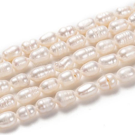 Natural Cultured Freshwater Pearl Beads Strands PEAR-L033-68-1