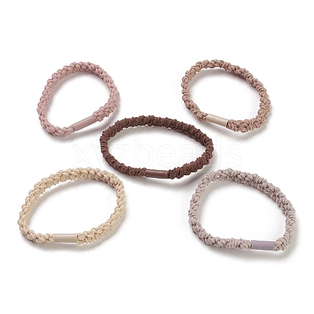 Nylon Elastic Hair Ties OHAR-G015-16-1