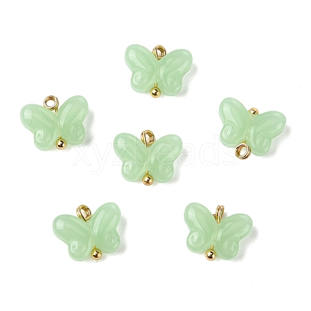 Alloy Glass Pendants GLAA-P080-01G-07-1