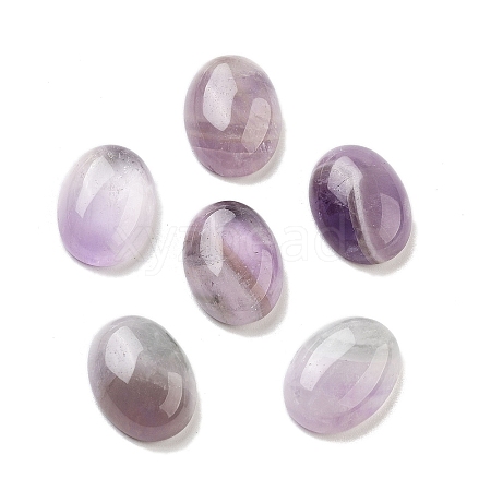 Natural Amethyst Cabochons G-G145-01B-19-1