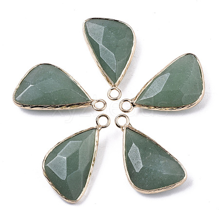 Natural Green Aventurine Pendants G-N326-32C-1