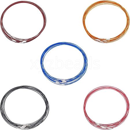 Unicraftale Stainless Steel Wire Necklace Cord DIY Jewelry Making TWIR-UN0001-04-1