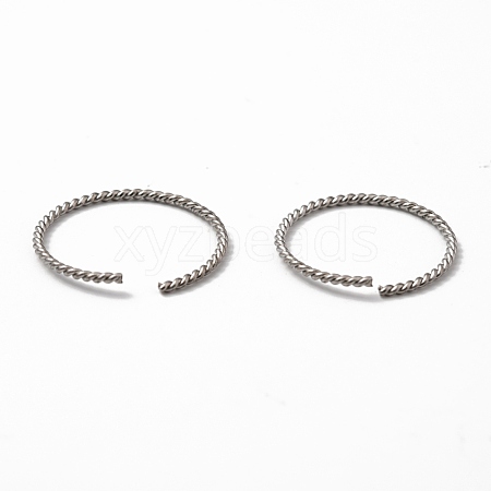 Non-Tarnish 304 Stainless Steel Open Jump Rings STAS-L262-36G-P-1