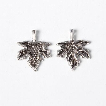 Autumn Theme Tibetan Style Alloy Pendants LF0188Y-NF-1