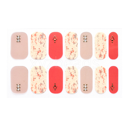 Full Cover Nombre Nail Stickers MRMJ-S060-ZX3110-1