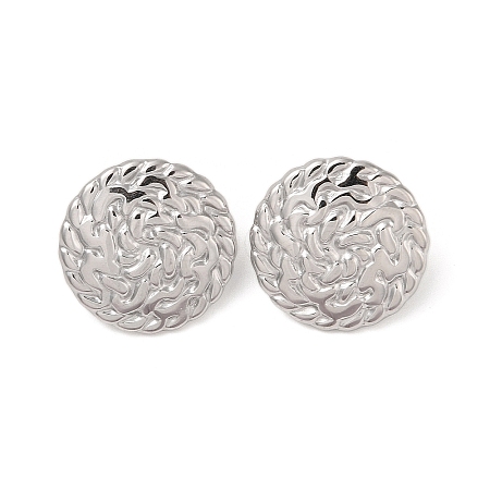 Non-Tarnish 304 Stainless Steel Stud Earrings for Women EJEW-L272-028P-02-1