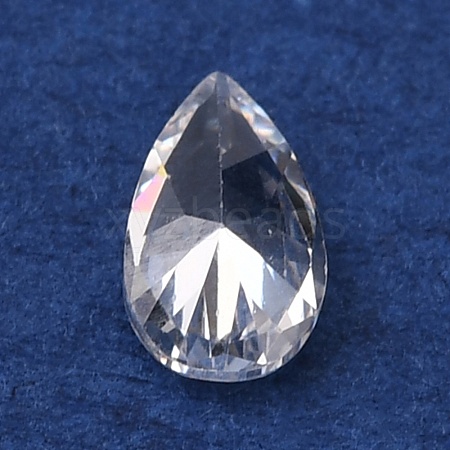 Teardrop-Shaped Cubic Zirconia Cabochons ZIRC-TAC0004-02C-1