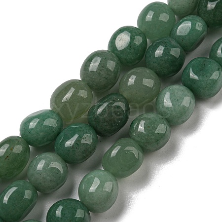 Natural Green Aventurine Beads Strands G-C038-02A-01-1