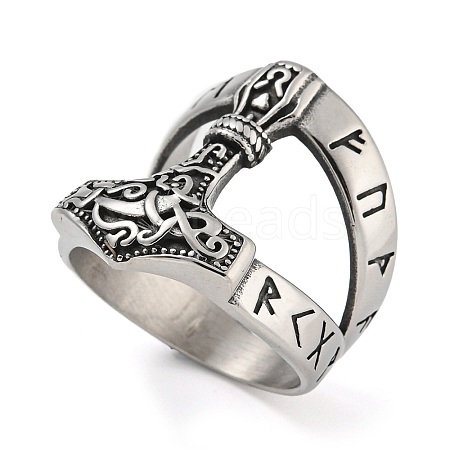 304 Stainless Steel Ring RJEW-B055-01AS-02-1