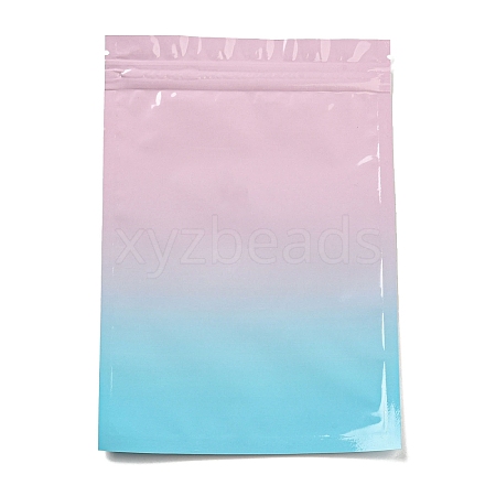 Gradient Color Gradient Color Plastic Packaging Zip Lock Bags OPP-K001-03B-1