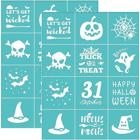 Self-Adhesive Silk Screen Printing Stencil DIY-WH0173-021-K-1