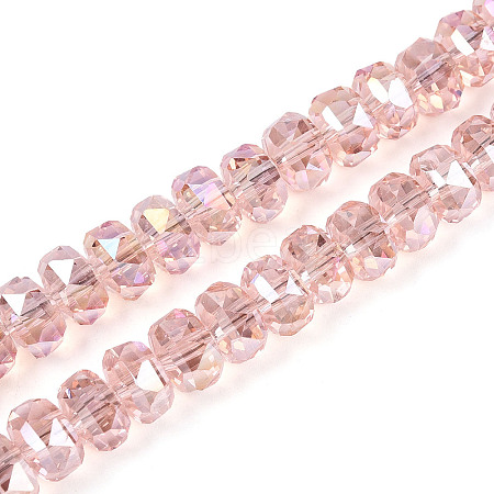 Electroplate Glass Beads Strands EGLA-T021-20J-1
