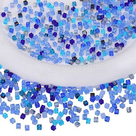 2 Bags Imitation Artificial Crystal Glass Beads GLAA-SZ0001-95A-06-1