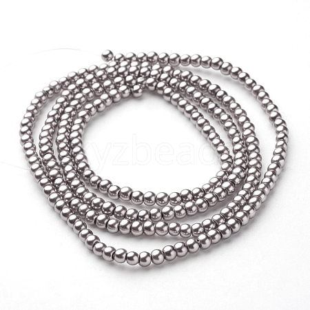 Glass Pearl Beads Strands HY-3D-B27-1