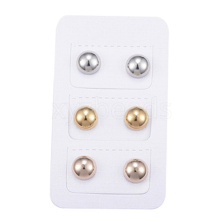 304 Stainless Steel Ear Studs EJEW-G210-01-1