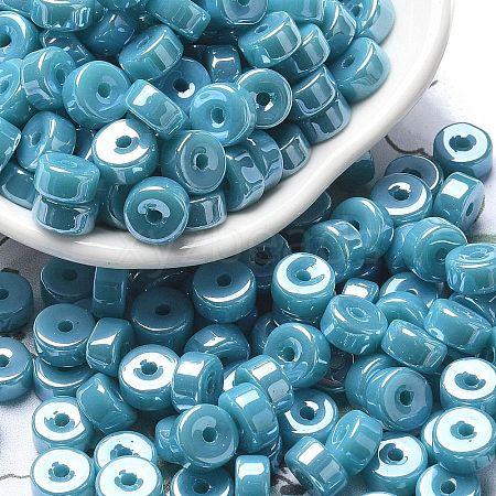 Opaque Colours Luster Glass Seed Beads SEED-E001-P3x6mm-A10-1