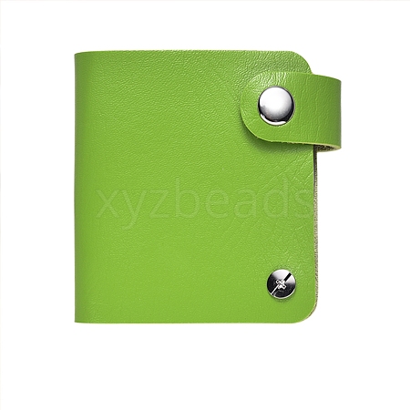 26 Slots Imitation Leather Rectangle DIY Nail Art Image Plate Storage Bags MRMJ-R085-020B-1